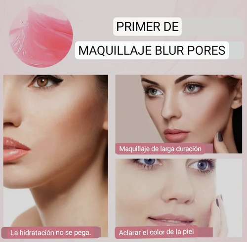Base De Maquillaje, Crema Para Afinar Poros, Rellenador R
