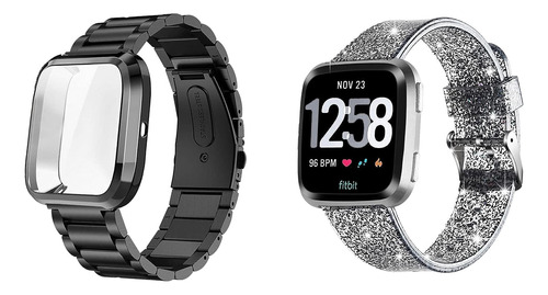 Maxjoy Compatible Con Bandas Fitbit Versa 2, Versa Silicone