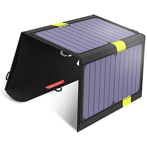 Panel Solar Portátil Monocristalino De 20w Puertos Usb...