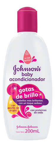 Acondicionador Johnson's Baby Gotas de Brillo en botella de 200mL por 1 unidad