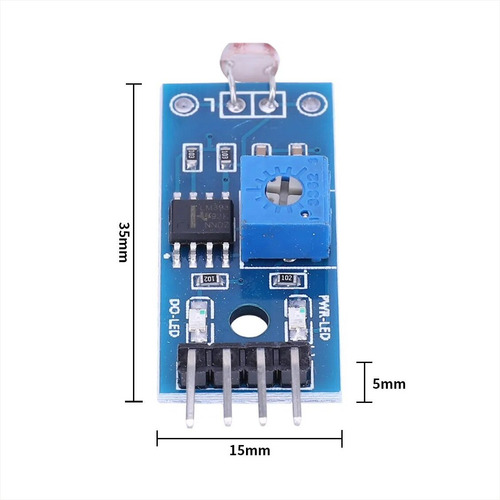 Modulo Sensor De Luz Fotosensible P/ Arduino Basado En Lm393
