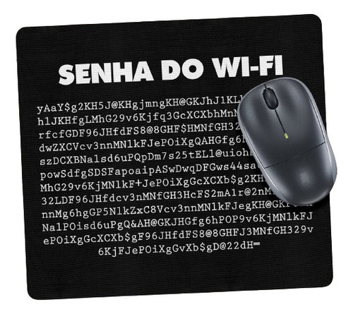 Mouse Pad Senha Do Wi-fi