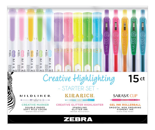 Pen Creative Highlighting Starter Set Incluye 10 Resaltador