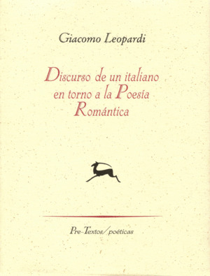 Libro Discurso De Un Italiano En Torno A La Poesía Romántic