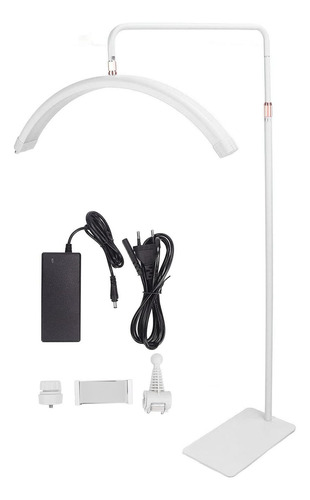 Luminaria Arco Meia Lua 50w Suporte Celular Led Ajustavel