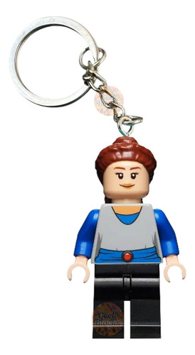 Chaveiro Lego Artesanal Star Wars Vários Personagens Geek Padmé Amidala Chaveiro
