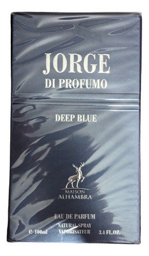 Perfume Alhambra Jorge Di Profumo Deep Blue 100ml Edp