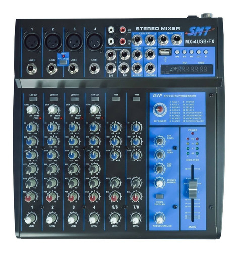 Mixer Con Efectos Consola Con Reproductor Usb