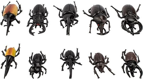 Bbiamsleep Figura De Escarabajos Realistas, 10 Figuras De E.