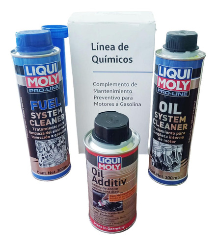 Paquete Premium Gasolina Línea De Quimicos Liqui Moly Vw
