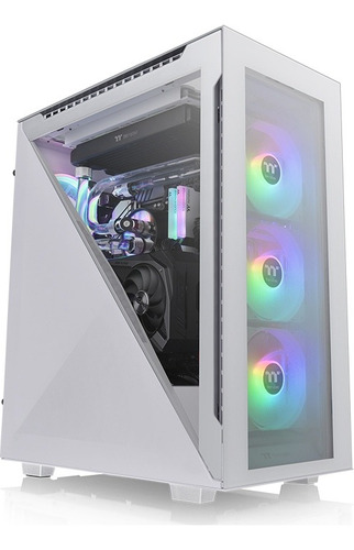 Gabinete Gamer Thermaltake Divider 500tg Snow Edition, Argb