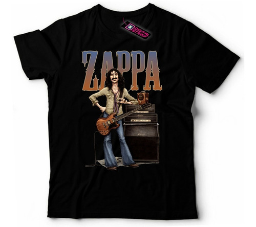 Remera Frank Zappa 5 Mothers Of Invention Digital Stamp Dtg