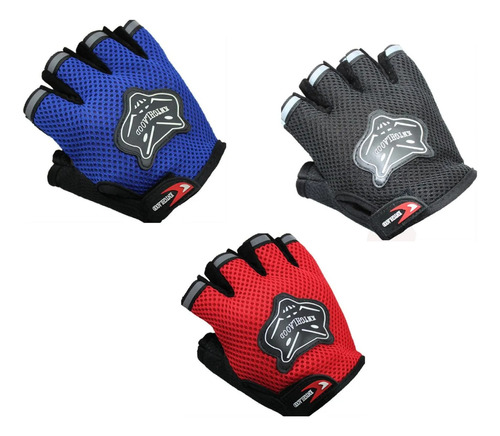 Guantes Dedo Corto Dalishoutao Moto Ciclismo Gym