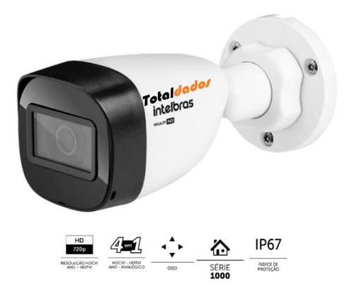 Imagem 4 de 9 de Câmera Segurança Cftv 720p 2,8mm Multihd Externa Noturna 20m