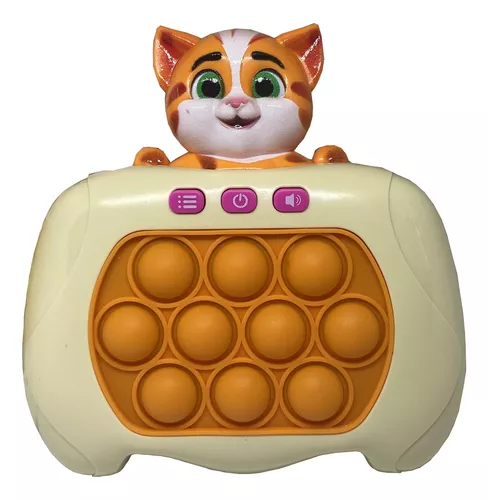 Popit Game Eletrônico Gatinho C/som Anti Stres Jogo Memoria