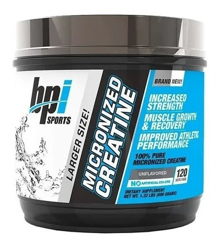 Bpi Sports Micronized Creatine  600 Gr + Shaker De Regalo