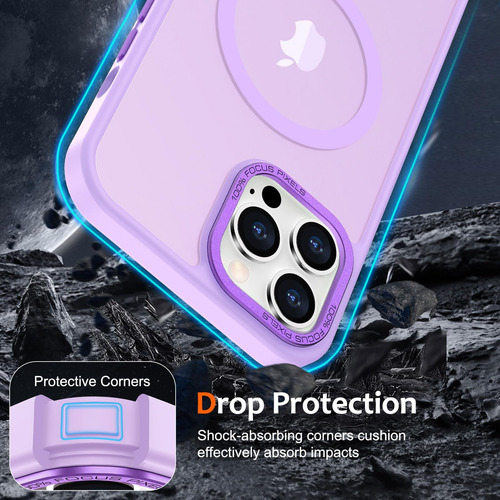 Anuck Para iPhone 12 Pro Case Magnetic Fase Compatible Con