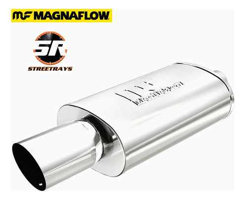 Magnaflow Mirror Finish Stainless Steel Universal Muffle Aaf