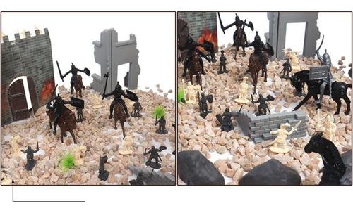 Imagen 10 de 12 de Juego De Soldados De Juguete, Juego De Caballeros, Juguetes