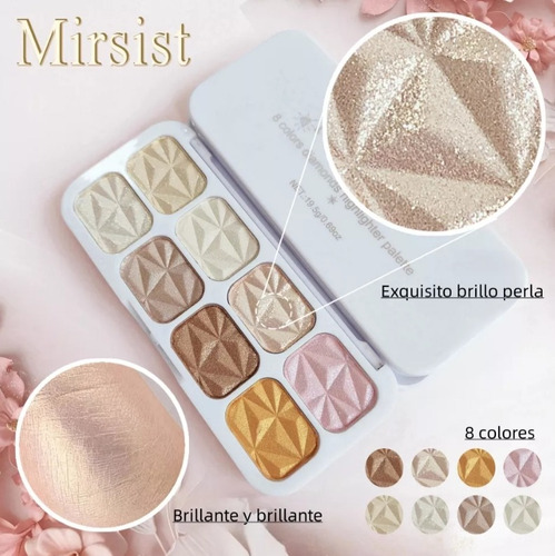 8 En 1 Paletas De Carmín Y Paletas De Maquillaje Premium