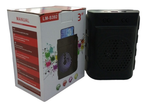Imagen 2 de 2 de Corneta Multimedia Lm-s392 Usb Micro Sd Aux 3.5 Bluetooh Fm