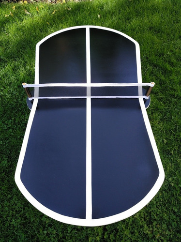 Mesa De Ping Pong Artesanal. Mini (90x50).