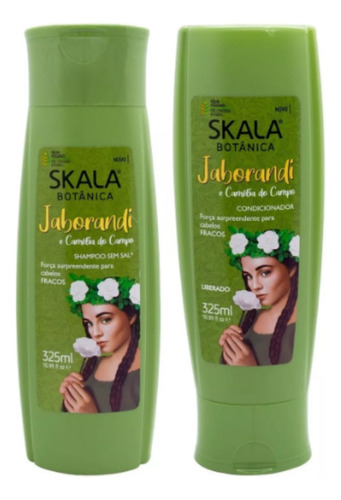 Skala Kit Shampoo + Acondicionador Jaborandi Vegano 