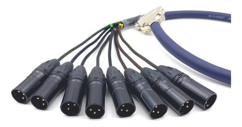 Bouunciy Db25 A Xlr Cable De Serpiente Macho, Db25 Macho A 8