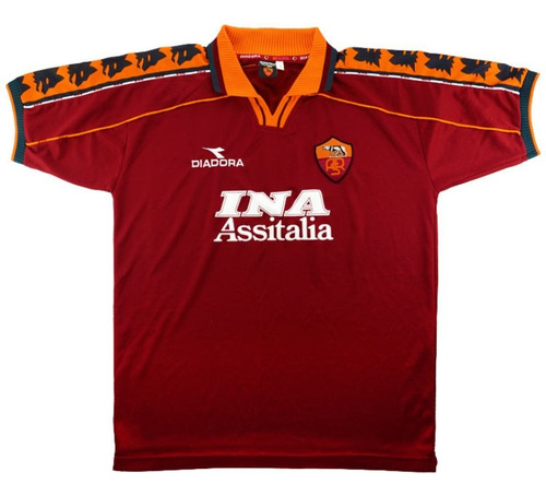 Camiseta Retro As Roma 1998/99