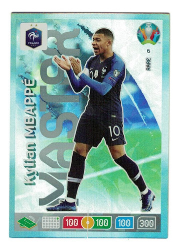 Carta Kylian Mbapee - Master - Adrenalyn Xl Euro 2020 Panini