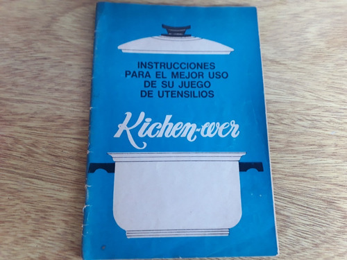 Recetario Juego De Utensilios Kichen-wer Para Mejor Uso 