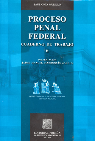 Libro Proceso Penal Federal. Cuaderno De Trabajo 6 Lku