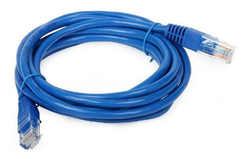 Cable De Red Utp Categoría 5e - 3 Metros Azul