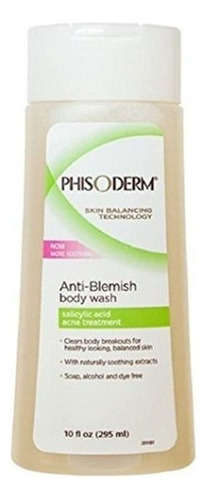 Phisoderm Anti-blemish Body Wash 10 Oz (paquete De 3)