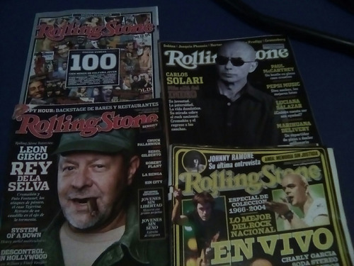 Lote 4 Ejemplares Revista Rolling Stone