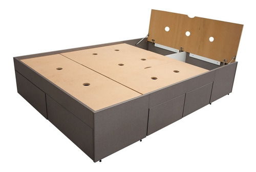 Imagen 2 de 4 de Sommier King O Queen Size Con Cajones Y Baúl - Jmi