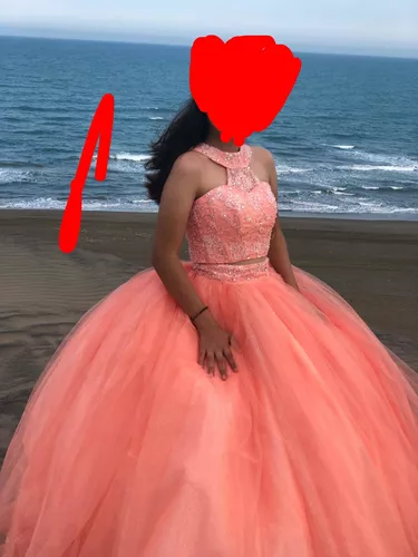 Vestido De Xv Años Color Coral en venta en por sólo $ 2, -   Mexico