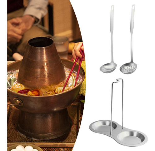 Soporte Para Cucharones De Sopa Y 2 Cucharas Soporte Argén