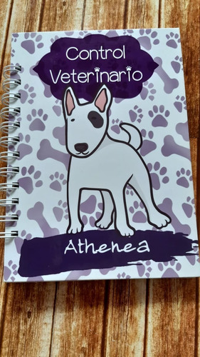 Agenda Personalizada Control Veterinario Caricatura Mascota