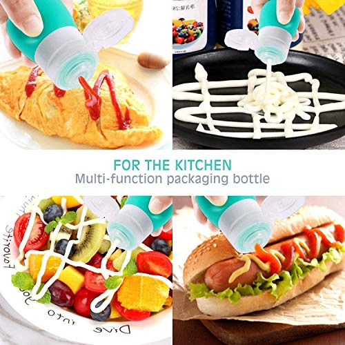 Recipiente Para Ensalada Squeeze Bottle, Aderezo Para Llevar