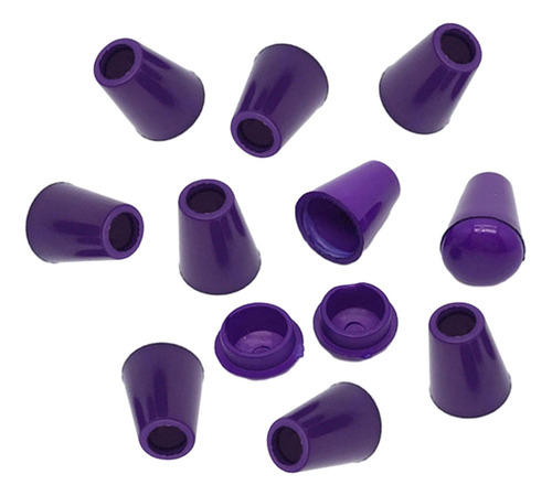 10x Clips De Palanca Para Topes De Campana, Púrpura