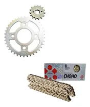 Comprar Kit Piñon Corona 16-38 + Cadena Dorada 118l Rx 150 Jm Motos