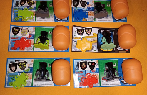 Kinder Sorpresa Max Steel Set 6 Figuras Originales (Usado)