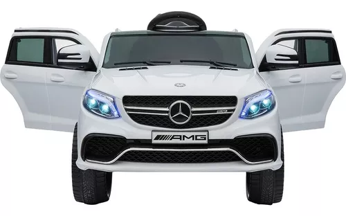 Homcom - Carro infantil elétrico - Mercedes Benz AMG branco, CARROS UM  LUGAR