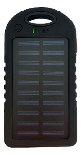 Cargador Emergencia Solar 5000 Mah + Cable Power Bank 