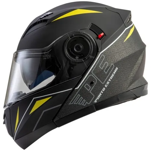 Casco Punto Extremo Xr 650 Rebatible Bagattini Neg Ama Env o gratis