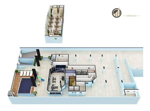 Imagem 9 de 16 de Apartamento Com 3 Dormitórios À Venda, 93 M² Por R$ 535.000,00 - Vila Tupi - Praia Grande/sp - Ap2862