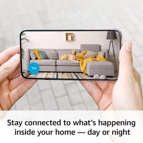 Cámara De Seguridad Hd Inalámbrica Con Detección De Movimien Color