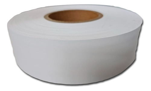 Pack X8 Rollos Poliamida Blanca 50mm X 200m Buje 3 Pulgadas Para Impresión De Etiquetas Textiles Para Impresoras Zebra, Tsc, Honeywell, Hprt, Datamax, Sato,xprinter, De Alta Durabilidad