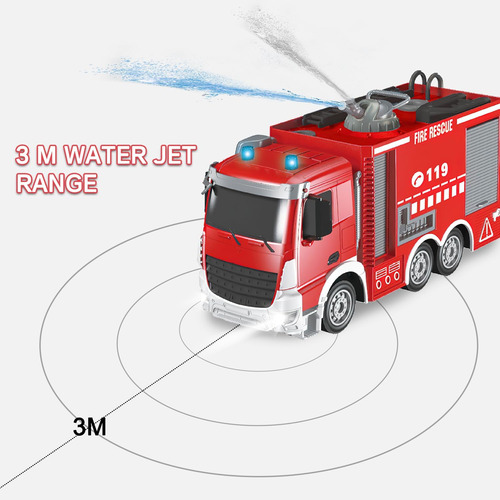 Camión De Bomberos Con Control Remoto, Camión De Bomberos Rc